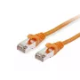 Tīkla kabelis Equip Cat.6 S/FTP komutācijas kabelis RJ-45 50 m oranžs