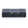 KVM slēdzis DIGITUS DS-12856 USB-C/USB-A 2 portu Dual HDMI 4K60Hz (USB 3.2 Gen 1)