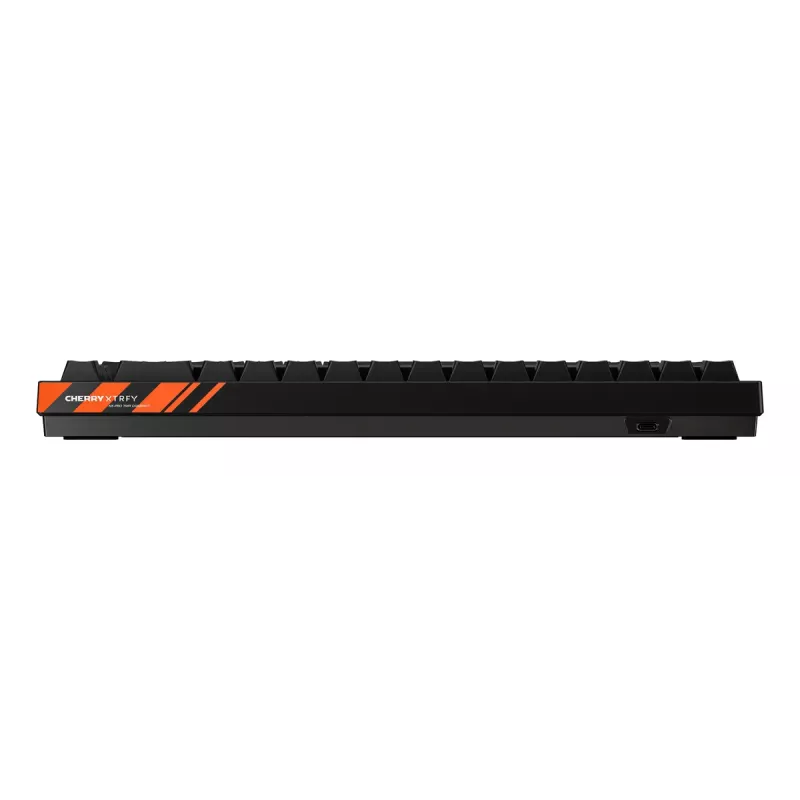 Mehāniskā spēļu klaviatūra Cherry K5 Pro TMR Compact — 65% QWERTY US, vadu USB, RGB, melna/oranža