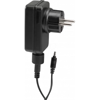 strāvas adapteris Olympia 6111 iekštelpām, ieeja 100–240 V, savienotājs CEE 7/17, melns
