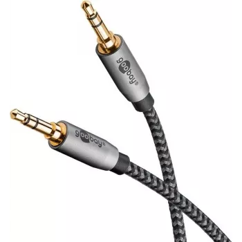 Goobay 65272. Anschluss 1: 3.5mm TRS, Steckverbinder 1 Geschlecht: Männlich, Anschluss 2: 3.5mm TRS, Steckverbinder 2 Geschlecht: Männlich, Kabelmater
