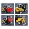 Forklift Jamara model CaDA Bricks — bērnu autoiekrāvējs, krāsas: melna, sarkana, dzeltena, ieteicamais vecums 8+