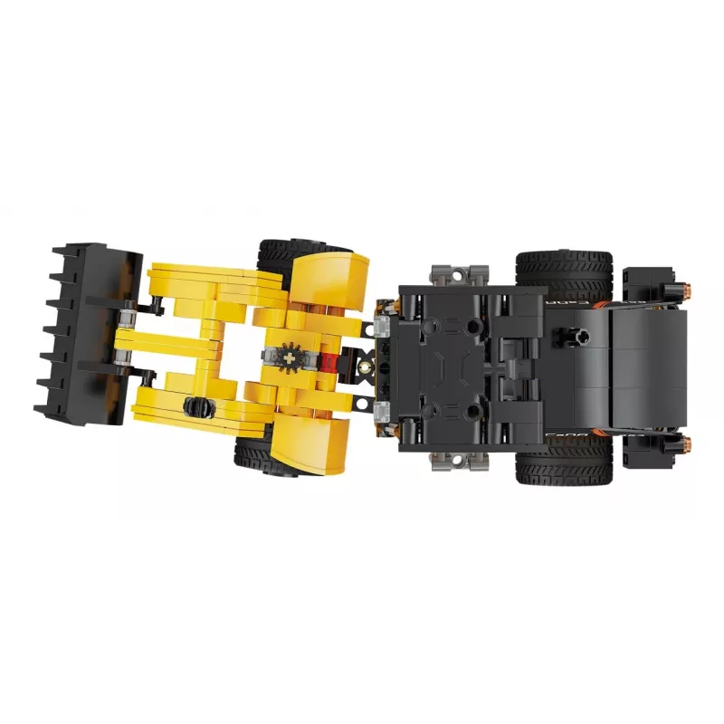 Iekrāvēja konstruktors Jamara CaDA Wheel loader Bricks, no 8 gadu vecuma, melns un dzeltens