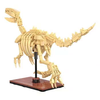 Būvēšanas komplekts Jamara CaDA Dinozauru fosilija Velociraptor — 256 gabali, vecums 8+, bēšs/brūns