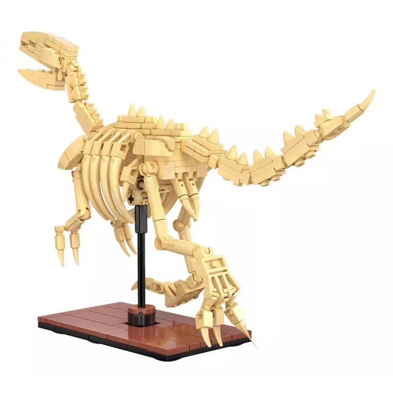 Būvēšanas komplekts Jamara CaDA Dinozauru fosilija Velociraptor — 256 gabali, vecums 8+, bēšs/brūns