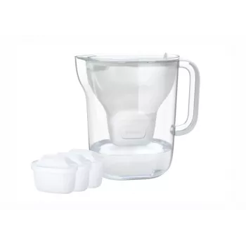 Ūdens filtra krūze BRITA Style Essential XL ar MAXTRA PRO Pure Performance kasetnēm (3) — balta