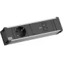 Bachmann CONI BM0023770 iebūvējamais modulis 1x CEE7/3 kontaktligzda 1x USB-C/C 100W melna L=0,2m