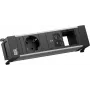 Strāvas rāmja strāvas kontaktligzdas modulis Bachmann BM0024291 ar 1x CEE7/3, 1x USB-C PD 45W, 1x CM kabelis L=0.2m
