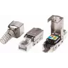 ATEN RJ-45 (J-45) vīrišķais vadu savienotājs 2A-245G, sudraba krāsā, paredzēts Cat6A kabeļiem