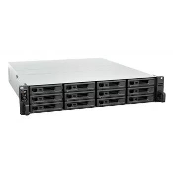 NAS Rack Synology RS2423RP+II (Rack 2U) AMD Ryzen V1780B 8 GB DDR4, 12 nodalījumu, RAID, DiskStation Manager