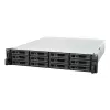 NAS Rack Synology RS2423RP+II (Rack 2U) AMD Ryzen V1780B 8 GB DDR4, 12 nodalījumu, RAID, DiskStation Manager