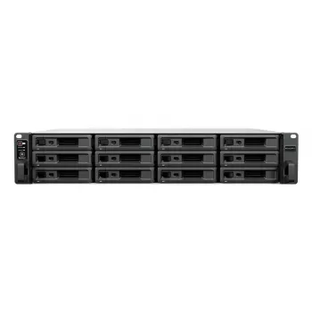 NAS Rack Synology RS2423RP+II (Rack 2U) AMD Ryzen V1780B 8 GB DDR4, 12 nodalījumu, RAID, DiskStation Manager
