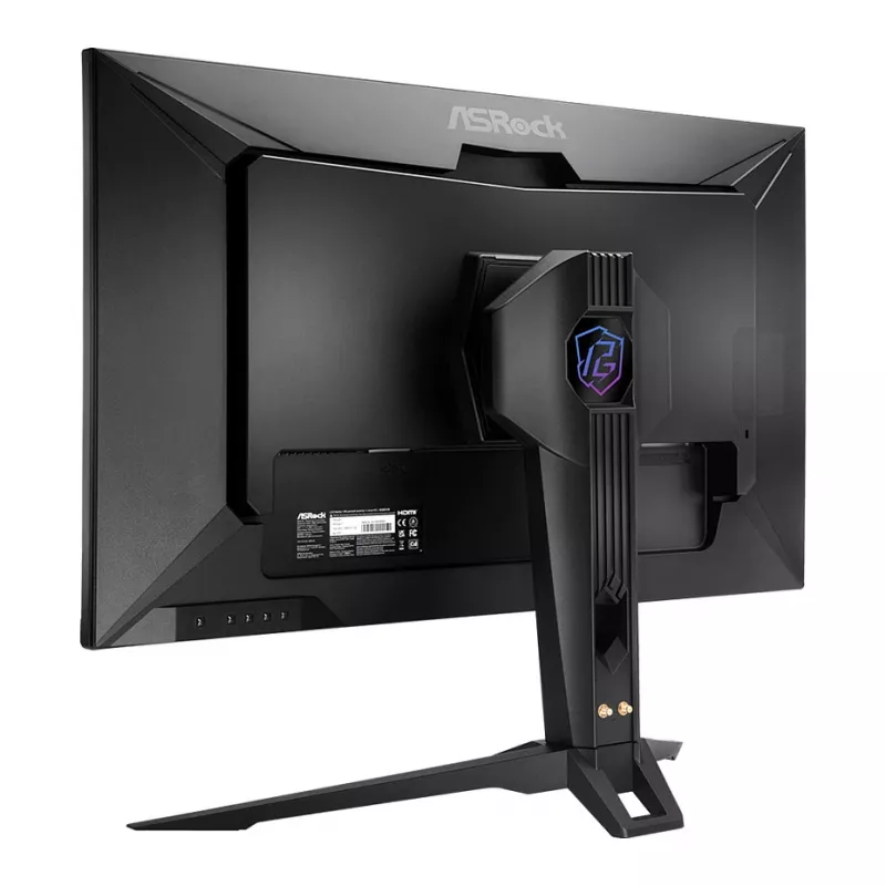Monitors ASRock PG32QFT 32 collas QHD (2560×1440) IPS LED, 1 ms, 180 Hz, VESA, regulējams augstumā, melns