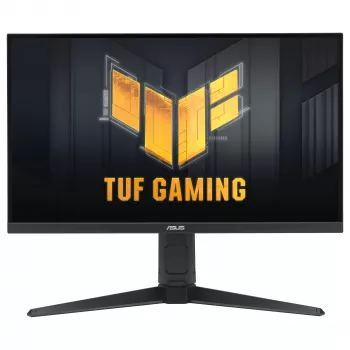 27 collu ASUS TUF Gaming VG27UQEL5A 4K UHD LCD monitors, 3840×2160, 1 ms, IPS, VESA, augstumā regulējams, iebūvēti skaļruņi