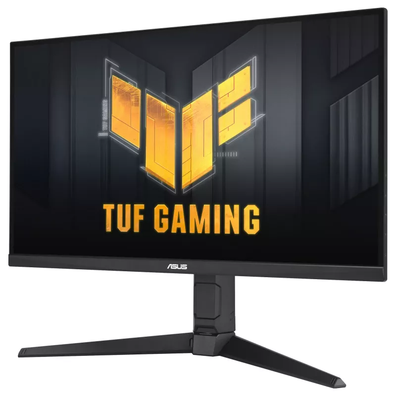 27 collu ASUS TUF Gaming VG27UQEL5A 4K UHD LCD monitors, 3840×2160, 1 ms, IPS, VESA, augstumā regulējams, iebūvēti skaļruņi