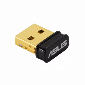 Bluetooth USB adapteris ASUS USB-BT600, Bluetooth interfeiss, USB resursdators, 1,5 Mbit/s, USB barošana, melns/zelta