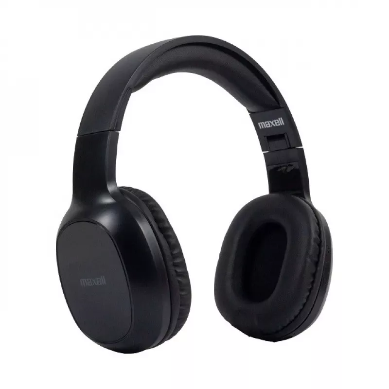 MAXELL HD1 BASS Bluetooth austiņas ar USB-C uzlādi, bass-orientēta skaņa, bezvadu uzliktās dizains