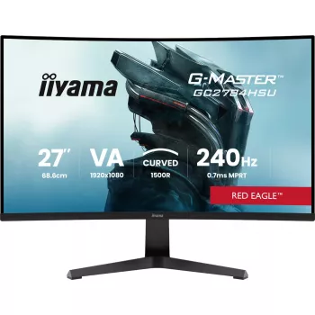27 collu iiyama G-MASTER GC2784HSU-B1 izliekts VA monitors 240 Hz Full HD 1920x1080 USB centrmezgls skaļruņi VESA