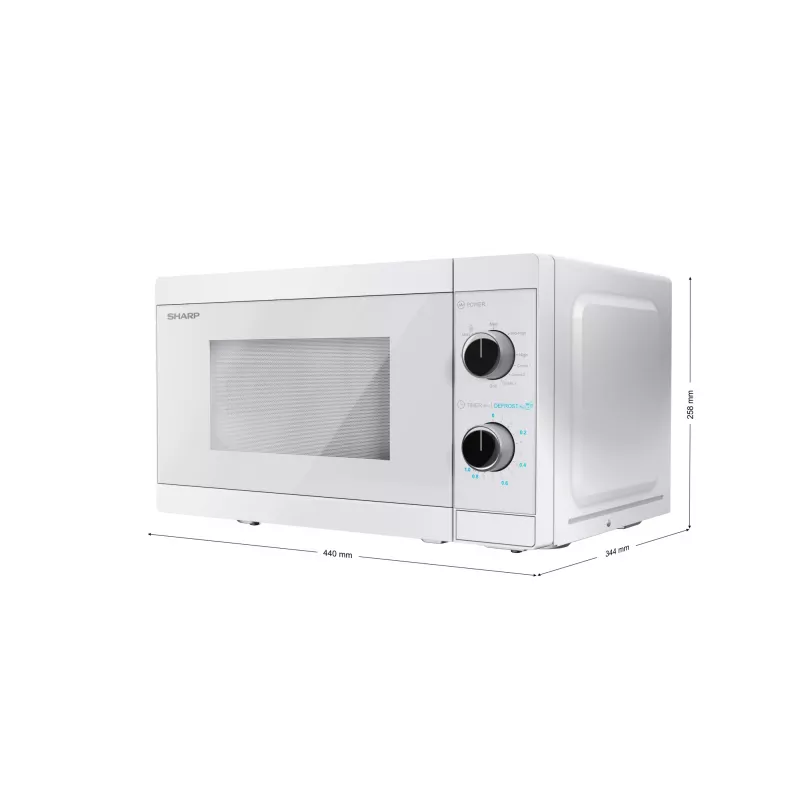 Grila mikroviļņu krāsns Sharp YC-MG01E-C, 800 W, 20 L