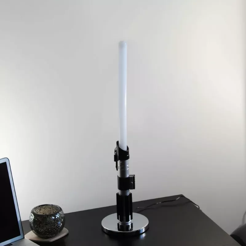Galda lampa Ukonic 14364 Melna Balta Sarkana gaisma 597 mm augstums