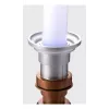 Galda lampa Ukonic 16987 melna, vara, pelēka, balta, zila gaisma 595 mm