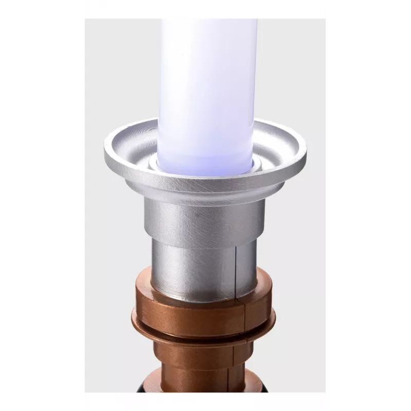 Galda lampa Ukonic 16987 melna, vara, pelēka, balta, zila gaisma 595 mm