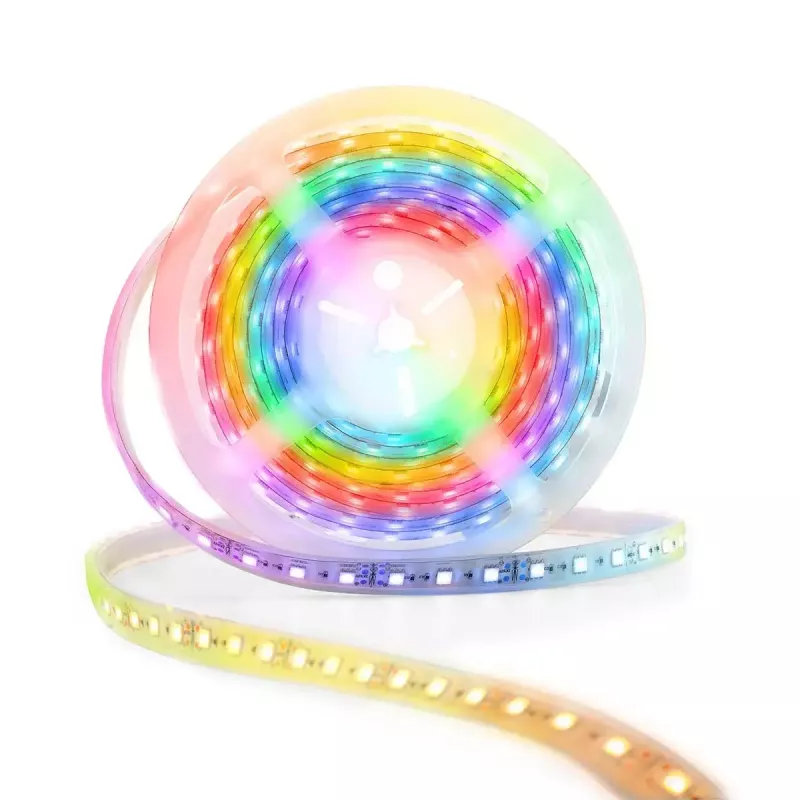 Viedā gaismas josla Nedis WIFILS51CRGB — Wi‑Fi, RGB, 24 W, 1 m kabelis, 12 mm platums