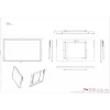 ERNITEC 0070-24198-HB3000-P 4K UHD novērošanas displejs — profesionāls monitors