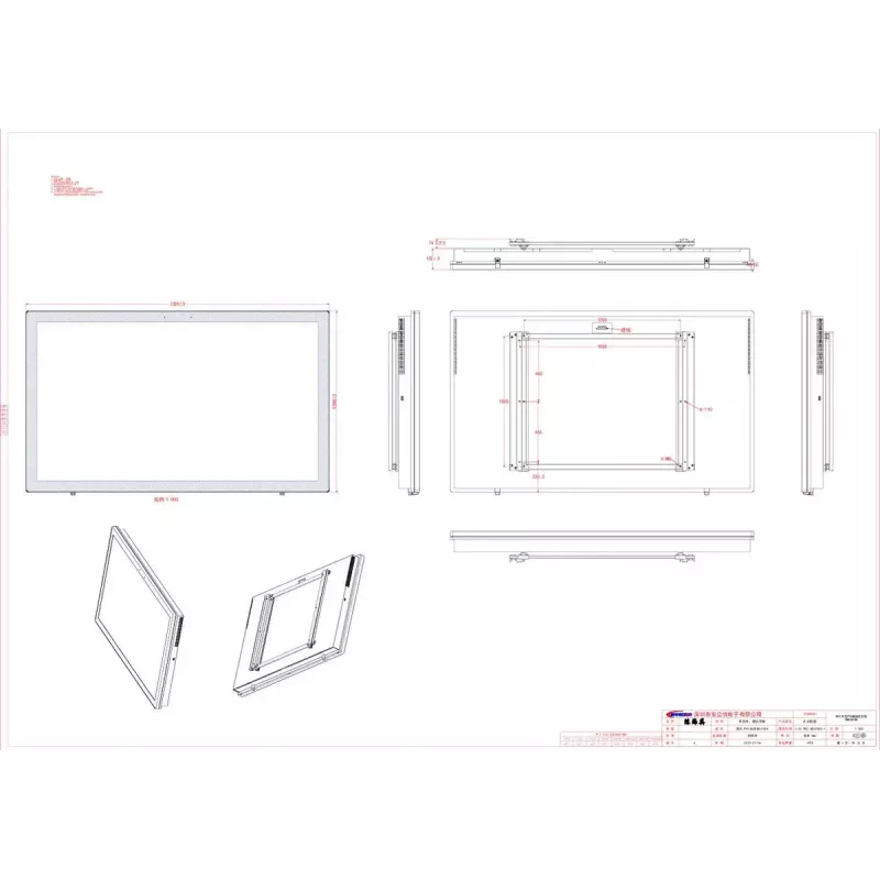 ERNITEC 0070-24198-HB3000-P 4K UHD novērošanas displejs — profesionāls monitors
