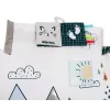 Bērnu rotaļu paklājiņš milly mally Baby Mat 5in1 Minky – daudzfunkcionāls 5-in-1 bērnu paklājiņš vēdera uzlikšanai, rotaļām, atpūtai, rāpošanas treniņam, ceļošanai