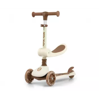 Atspēriena skrejritenis milly mally Milly Mally Scooter Fuzzy Classic — bērnu skrejritenis, bēšs
