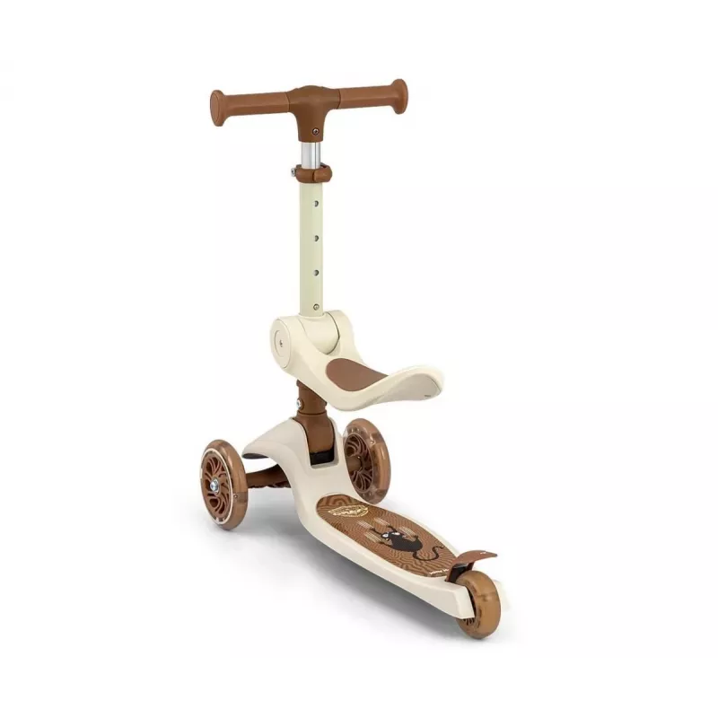 Atspēriena skrejritenis milly mally Milly Mally Scooter Fuzzy Classic — bērnu skrejritenis, bēšs