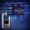 QOLTEC 3-fāžu EV uzlādes stacija 22 kW 32 A ar WiFi (modelis 52723)