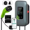 QOLTEC 3-fāžu EV uzlādes stacija 22 kW 32 A ar WiFi (modelis 52723)