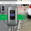 QOLTEC 3-fāžu EV uzlādes stacija 22 kW 32 A ar WiFi (modelis 52723)