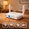 Maršrutētājs QOLTEC 56980 — 4G LTE mobilais maršrutētājs ar Wi‑Fi 6