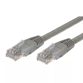 komutācijas kabelis Cat. 5e RJ45 UTP 1,5m pelēks