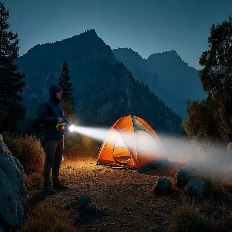 Lukturis MACLEAN MCE345 LED 3-in-1 ar ārējā akumulatora funkciju, 5W XM-L-T6, auksti balts 6500K, 3×18650 3.7V 4500mAh