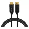 DisplayPort kabelis SAVIO CL-205 v1.4 2m — DisplayPort 1.4, 2 metri