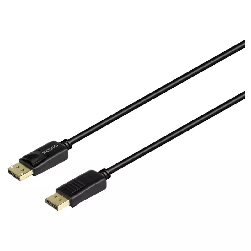 DisplayPort 1.4 kabelis SAVIO CL-206, 3 m, pasīvs, atbalsts 8K@60Hz / 4K@120Hz