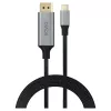 USB-C uz DisplayPort kabelis SAVIO CL-208 (DisplayPort 1.2, 2 m)