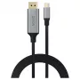USB-C uz DisplayPort kabelis SAVIO CL-208 (DisplayPort 1.2, 2 m)