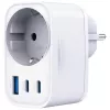 3MK Comfort Charger GaN 30W balts – USB strāvas adapteris, 30W GaN jauda