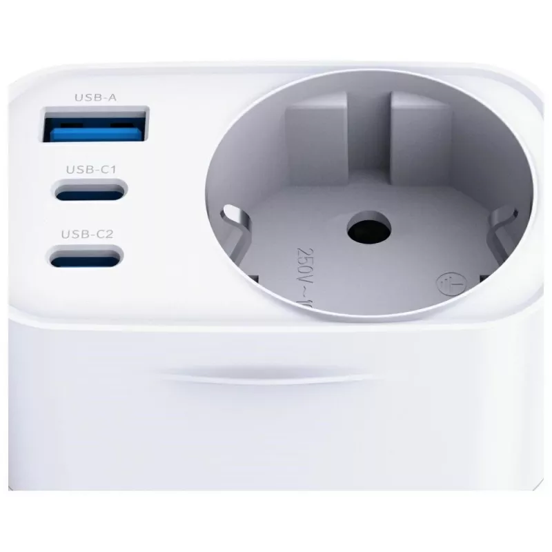 3MK Comfort Charger GaN 30W balts – USB strāvas adapteris, 30W GaN jauda
