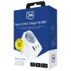 3MK Comfort Charger GaN 30W balts – USB strāvas adapteris, 30W GaN jauda