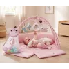 Izglītojošs rotaļu paklājs Dino Pink TinyMini rozā
