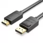 Kabelis DP uz HDMI 2M/MELNS Hadbh Vention