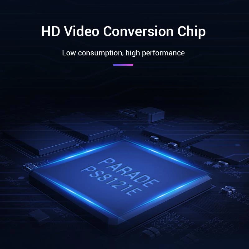 Kabelis DP uz HDMI 2M/MELNS Hadbh Vention