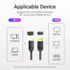 Kabelis DP uz HDMI 2M/MELNS Hadbh Vention