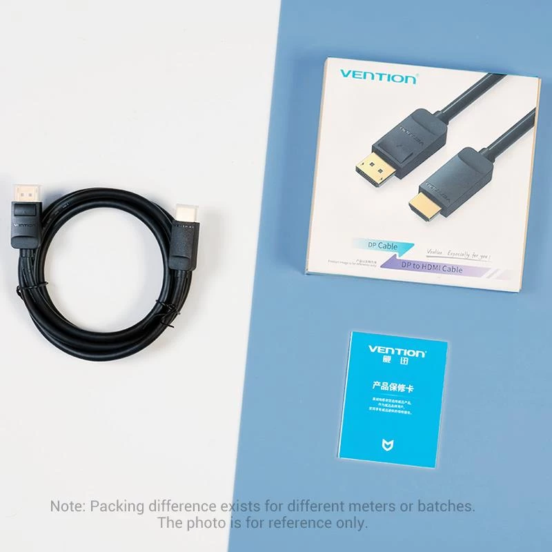 Kabelis DP uz HDMI 2M/MELNS Hadbh Vention